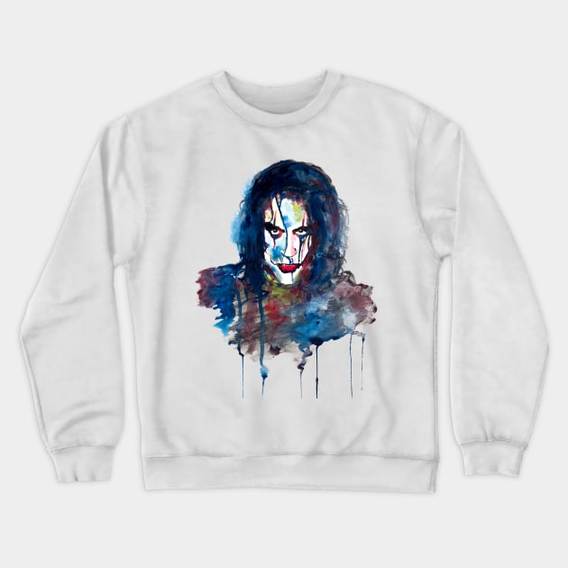 The Crow Dripping Vengeance Crewneck Sweatshirt by beaugeste2280@yahoo.com